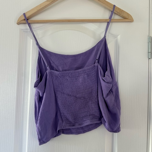 American Eagle purple crop top - Picture 4 of 8